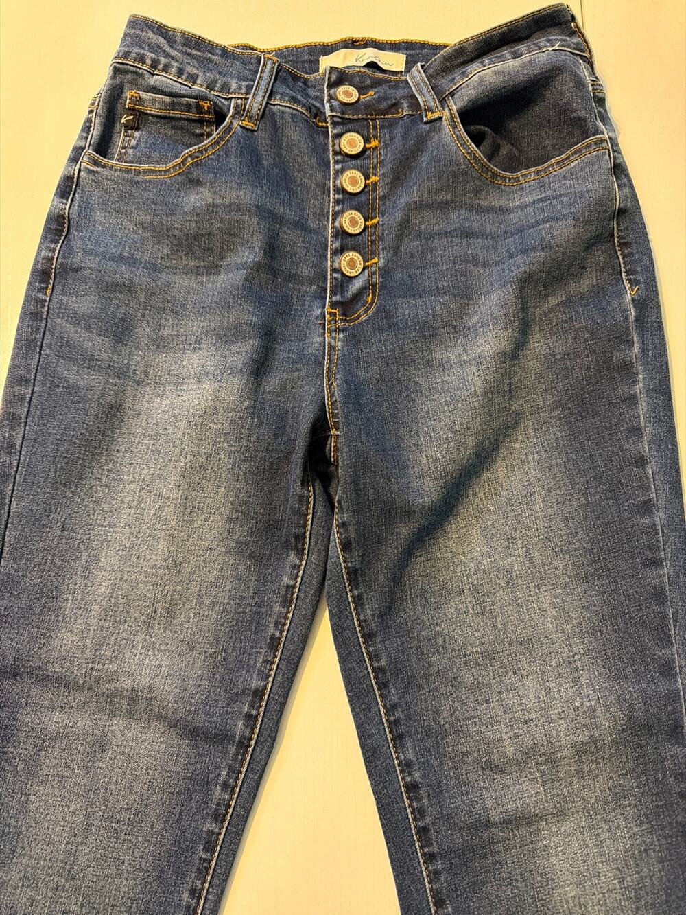 Sz 9/28 Juniors Kancan button fly jeans